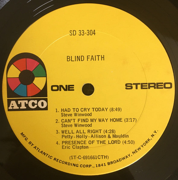 Blind Faith (2) : Blind Faith (LP, Album, Ter)