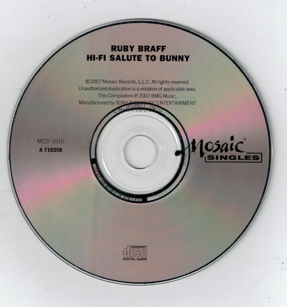 Ruby Braff : Hi-Fi Salute To Bunny (CD, Album, Comp, RM)