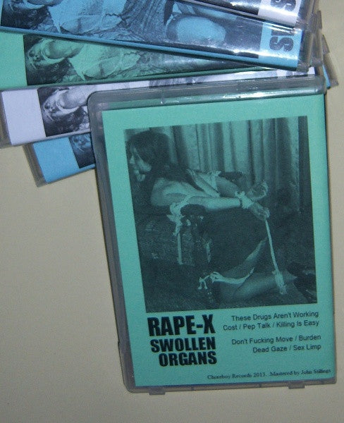 Rape-X / Swollen Organs : Rape-X / Swollen Organs (Cass, EP, Ltd, Num)