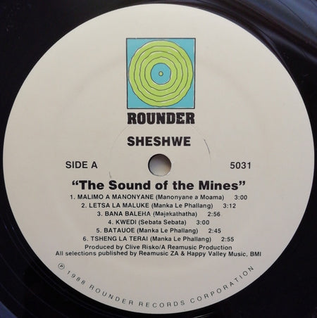Various : Sheshwe: The Sound Of The Mines (LP)