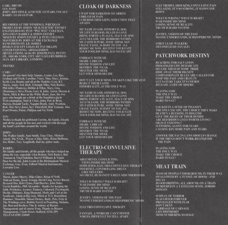 Cancer (3) : The Sins Of Mankind (Cass, Album)