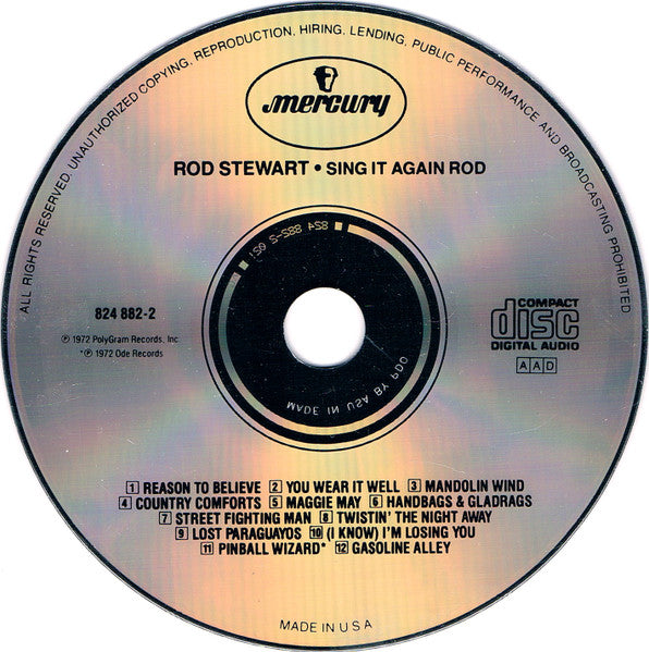 Rod Stewart : Sing It Again Rod (CD, Comp, RE)
