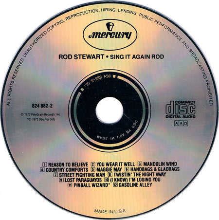 Rod Stewart : Sing It Again Rod (CD, Comp, RE)