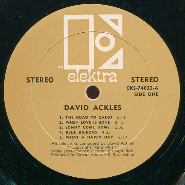 David Ackles : David Ackles (LP, Album, All)