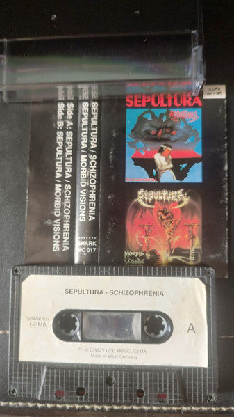 Sepultura : Schizophrenia / Morbid Visions (Cass, Comp, Ltd, S/Edition)