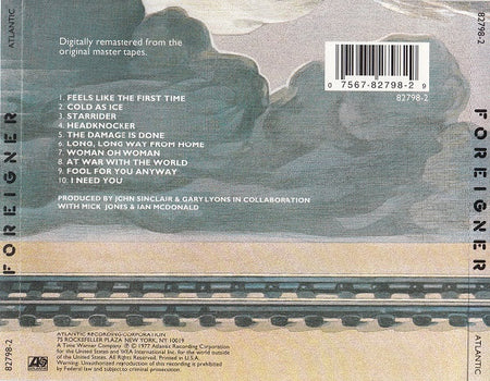 Foreigner : Foreigner (CD, Album, RE, RM, SRC)