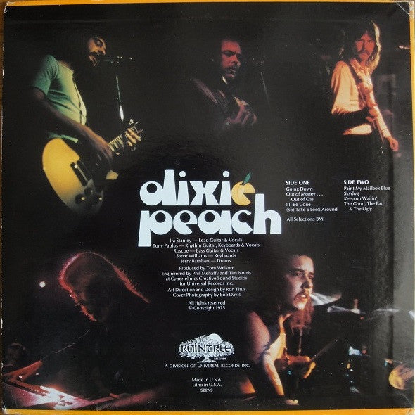 Dixie Peach (2) : Dixie Peach (LP, Album)