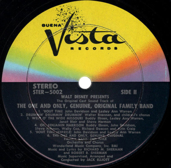 Richard M. Sherman & Robert B. Sherman Arranged And Conducted By Jack Elliott : The One And Only Genuine Original Family Band (LP, Album, Gat)