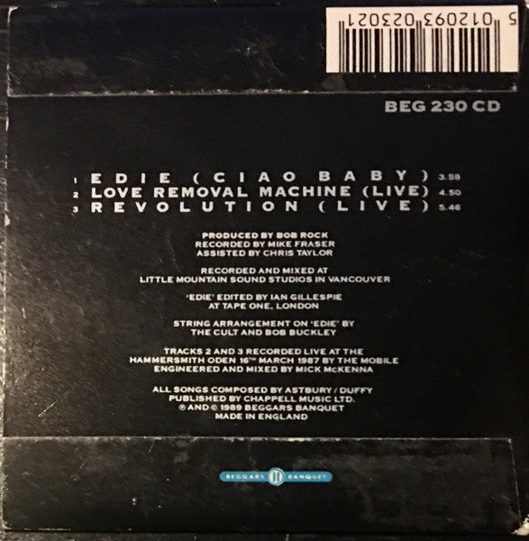 The Cult : Edie (Ciao Baby) (CD, Mini, Single)