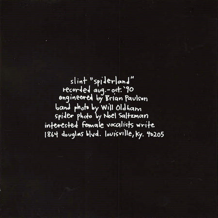 Slint : Spiderland (CD, Album, RE)