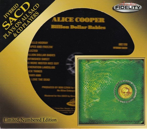 Alice Cooper : Billion Dollar Babies (SACD, Hybrid, Album, Ltd, Num, RE, RM, Sli)