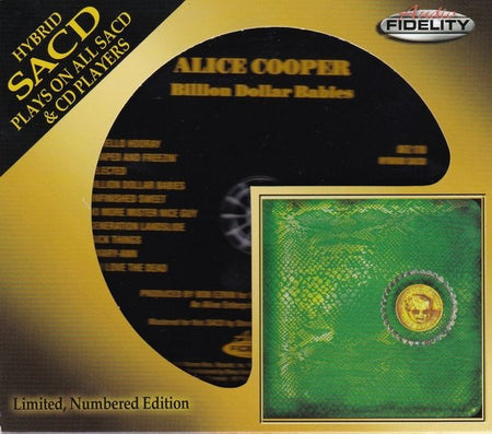 Alice Cooper : Billion Dollar Babies (SACD, Hybrid, Album, Ltd, Num, RE, RM, Sli)