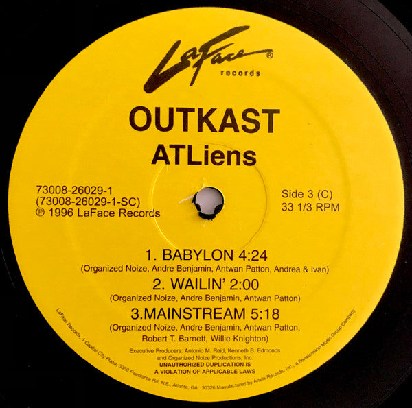 OutKast : ATLiens (2xLP, Album, RE)