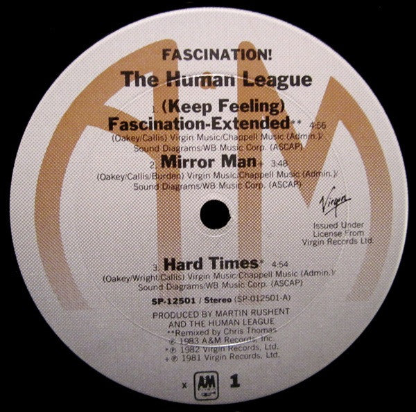The Human League : Fascination! (LP, MiniAlbum, Club, X -)