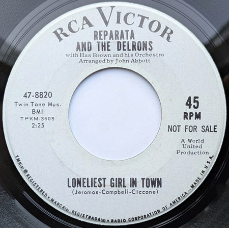 Reparata And The Delrons : I'm Nobody's Baby Now (7", Promo)