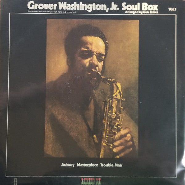 Grover Washington, Jr. : Soul Box Vol.1 (LP, Album, RP, Mon)