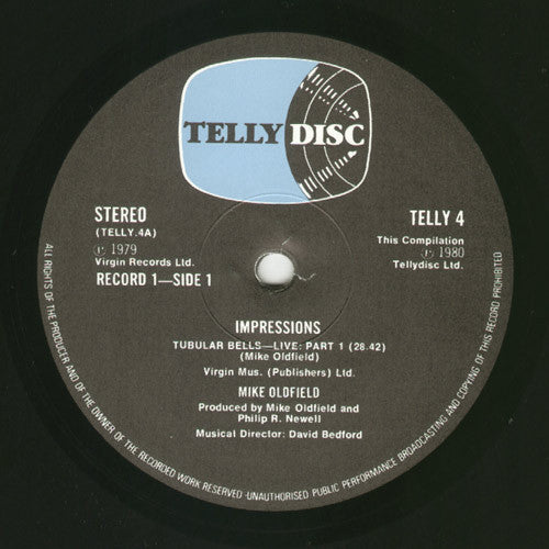 Mike Oldfield : Impressions (2xLP, Comp, RE, Son)