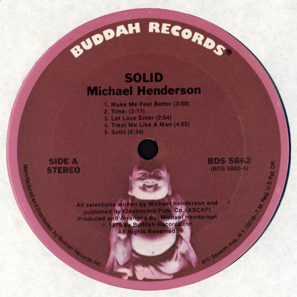 Michael Henderson : Solid (LP, Album, Ter)