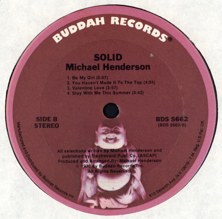 Michael Henderson : Solid (LP, Album, Ter)