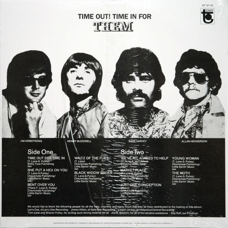 Them (3) : Time Out! Time In For Them (LP, Album, RE)