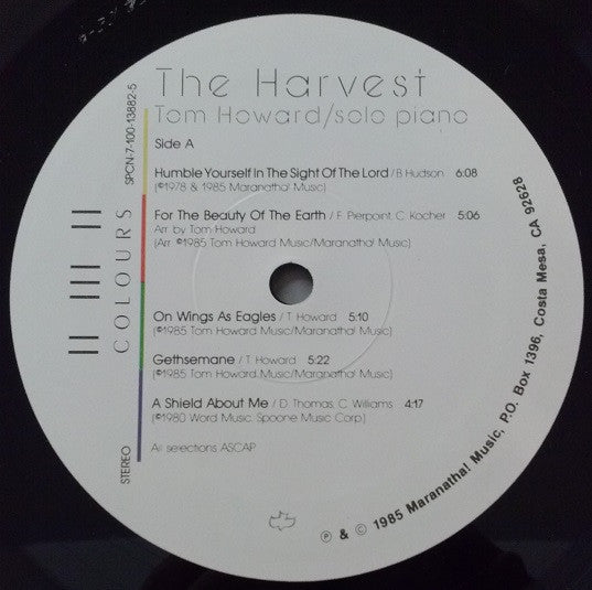 Tom Howard : The Harvest (LP, Album, Tra)