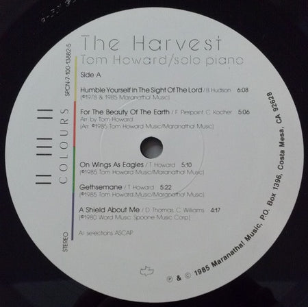 Tom Howard : The Harvest (LP, Album, Tra)