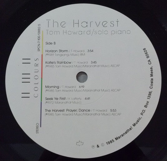 Tom Howard : The Harvest (LP, Album, Tra)