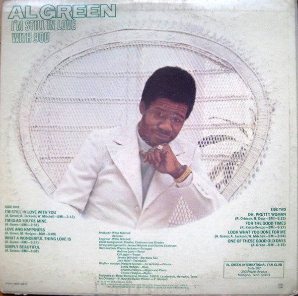 Al Green : I'm Still In Love With You (LP, Album, DP )