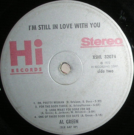 Al Green : I'm Still In Love With You (LP, Album, DP )
