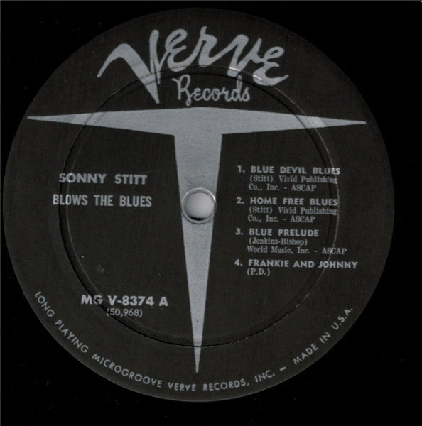 Sonny Stitt : Blows The Blues (LP, Album, Mono)
