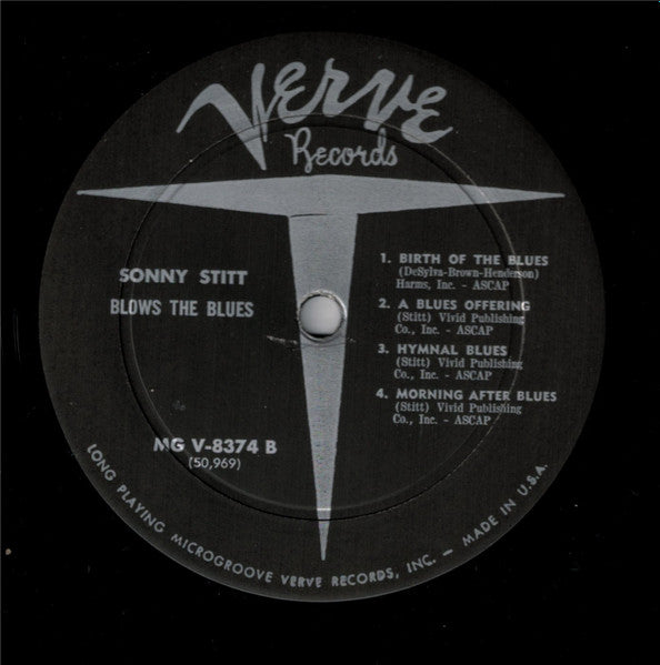 Sonny Stitt : Blows The Blues (LP, Album, Mono)