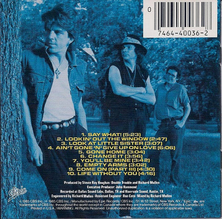 Stevie Ray Vaughan And Double Trouble* : Soul To Soul (CD, Album, RE, RP, Pit)