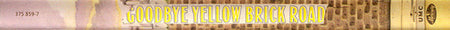 Elton John : Goodbye Yellow Brick Road (Blu-ray, Blu-ray-A, Album, RE, RM, Multichannel)
