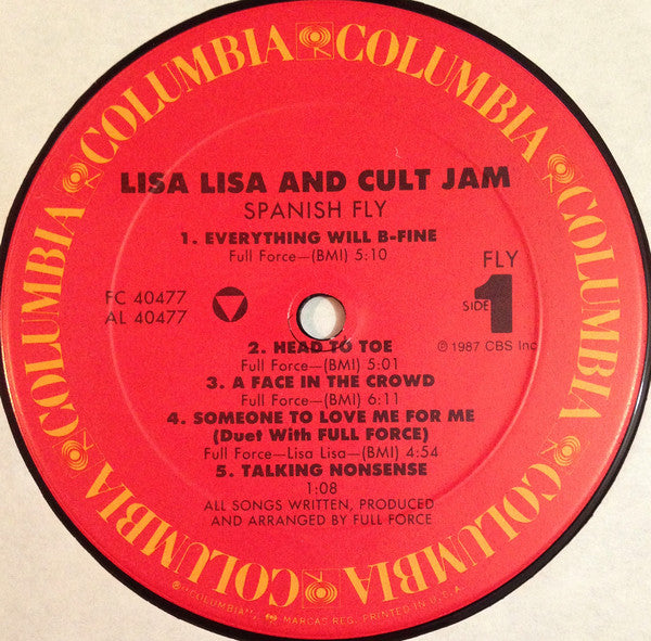 Lisa Lisa And Cult Jam* : Spanish Fly (LP, Album, Car)