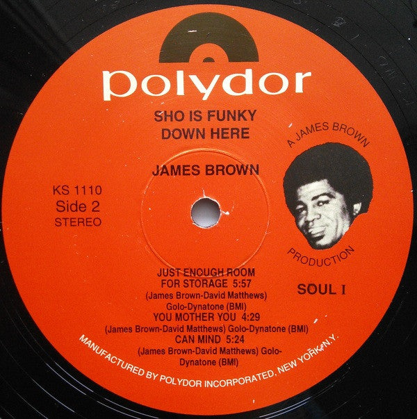 James Brown Plays And Directs The James Brown Band : Sho Is Funky Down Here (LP, Album, RE)