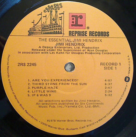 Jimi Hendrix : The Essential Jimi Hendrix (2xLP, Comp, RP, Win)