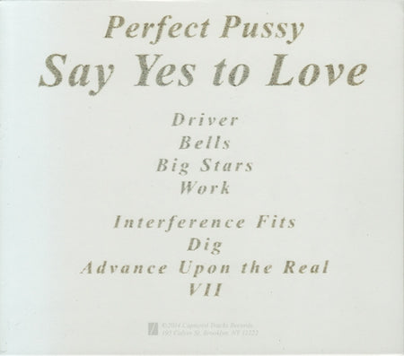 Perfect Pussy : Say Yes To Love (CD, Album)