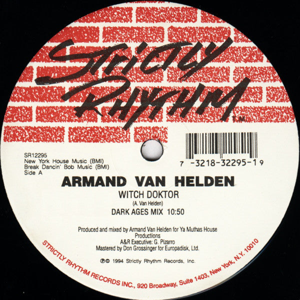 Armand Van Helden : Witch Doktor (12")