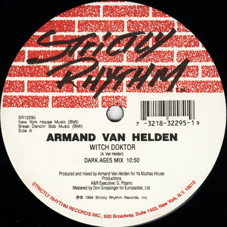 Armand Van Helden : Witch Doktor (12")