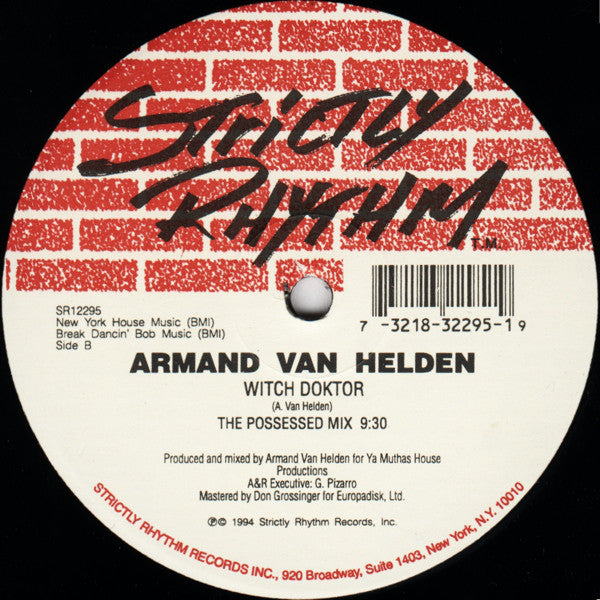Armand Van Helden : Witch Doktor (12")