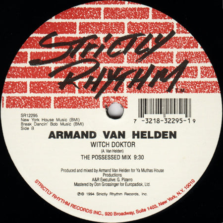 Armand Van Helden : Witch Doktor (12")