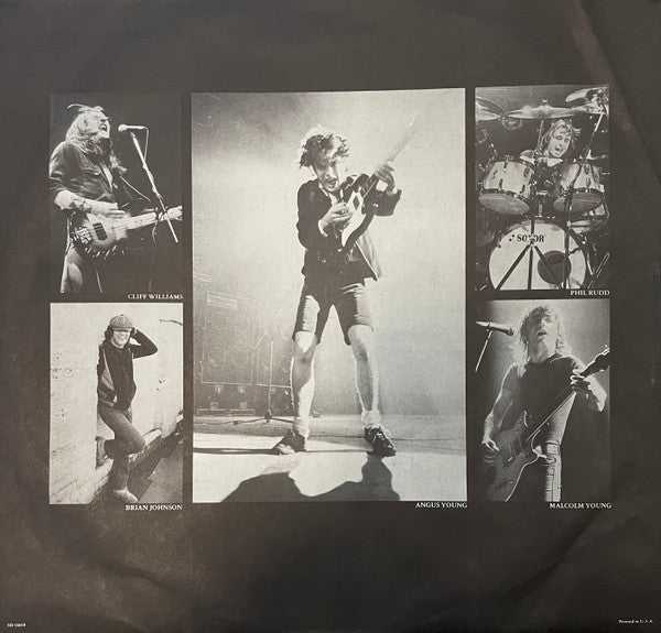 AC/DC : Back In Black (LP, Album, Emb)