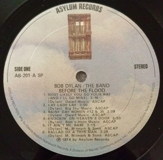 Bob Dylan / The Band : Before The Flood (2xLP, Album, Spe)