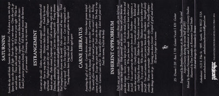 Anhedonist : Netherwards (Cass, Album, Ltd)