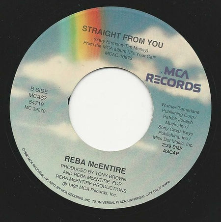 Reba McEntire : Does He Love You (7",  )
