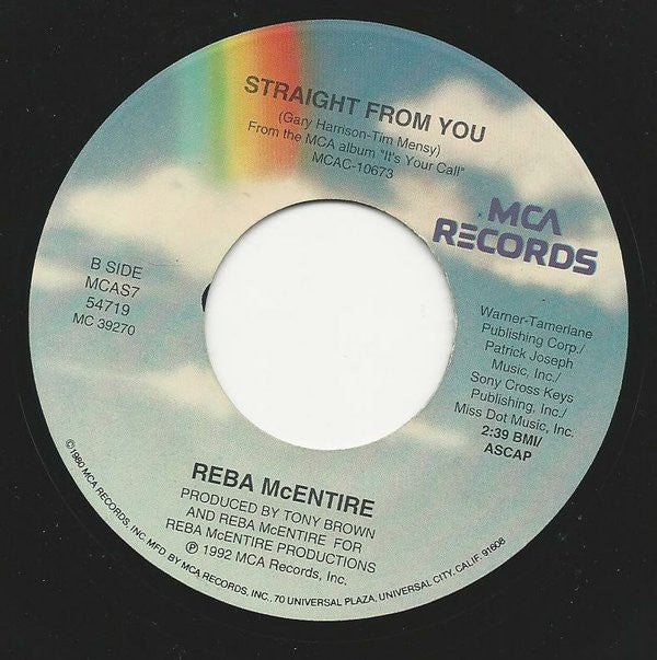 Reba McEntire : Does He Love You (7",  )