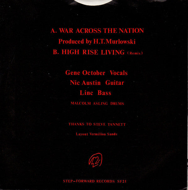 Chelsea (2) : War Across The Nation (7", Single)