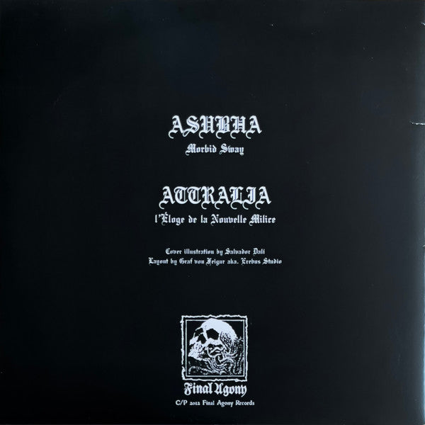 Asubha / Attralia : Invectives (7", Ltd, W/Lbl)