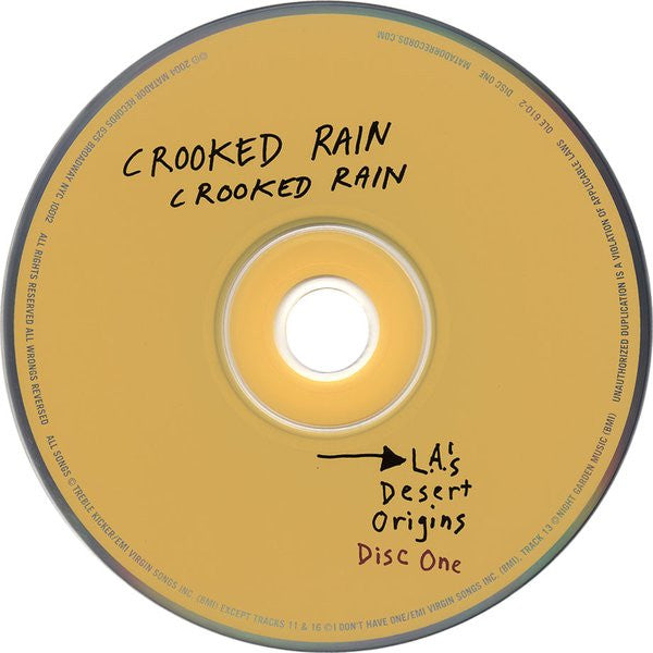 Pavement : Crooked Rain Crooked Rain - L.A.'s Desert Origins (2xCD, Album, RE)