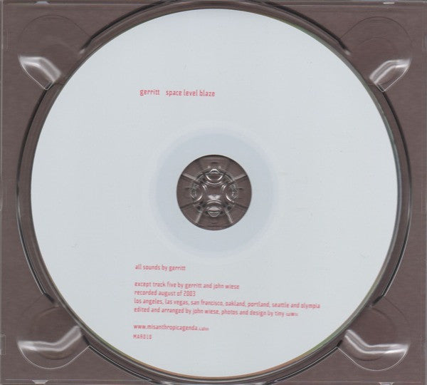 Gerritt* : Space Level Blaze (CD)